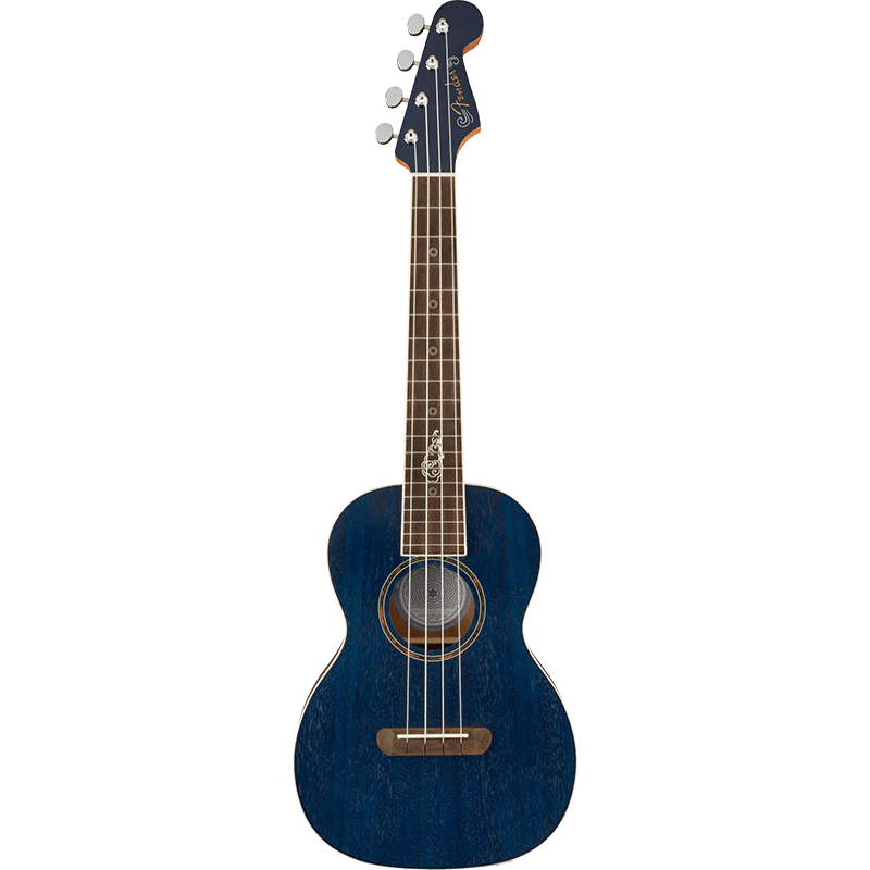 Fender Dhani Harrison Ukulele - Sapphire Blue - Image 4