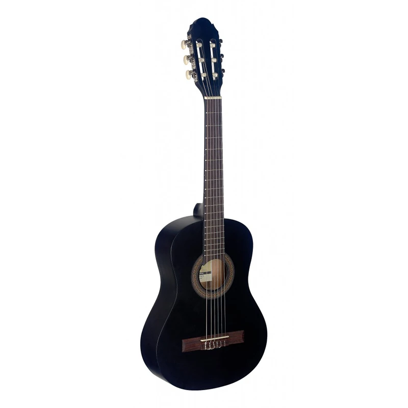 Stagg C410 - 1/2 Size - Student Classical Nylon String Guitar - Black