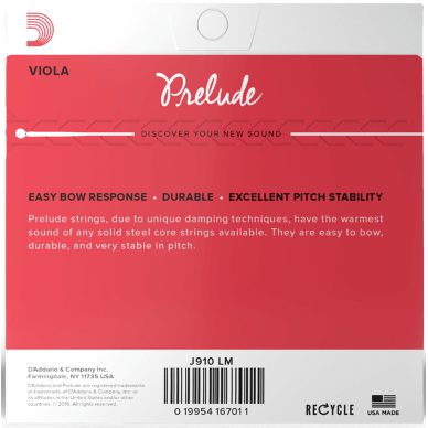 D'addario Prelude Viola C String - Long Scale - Medium - Image 4