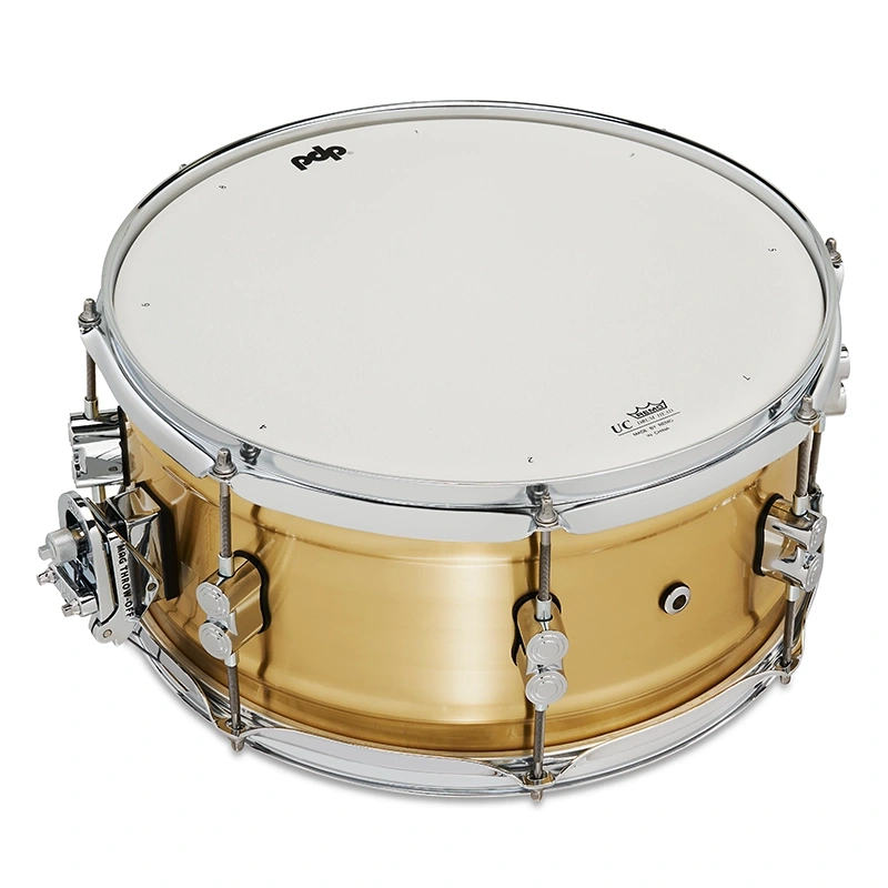 PDP Concept Brushed Brass Snare Drum - 6.5 x 14" - Image 6