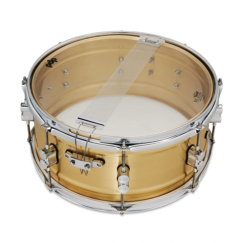 PDP Concept Brushed Brass Snare Drum - 6.5 x 14" - Image 4