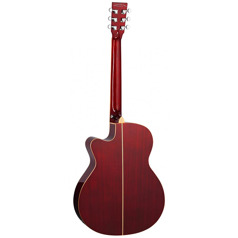 Tanglewood Winterleaf Blonde TW4 CE BLA - Barossa Red Gloss - Image 2