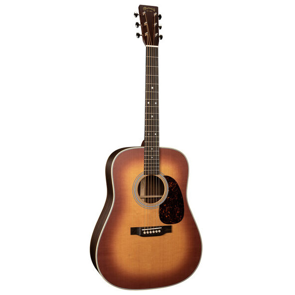 Martin D-28 Satin Acoustic Guitar - Amberburst