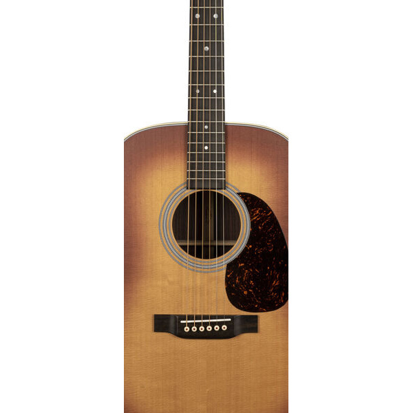 Martin D-28 Satin Acoustic Guitar - Amberburst - Image 2
