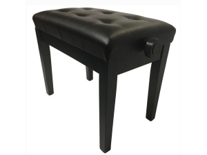 Sonata Adjustable Piano Stool - Satin Black