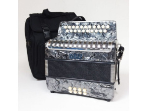 Garvey AAA Super Beginner Button Accordion - Grey