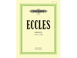 Eccles - Sonata In G Minor - Viola And Piano