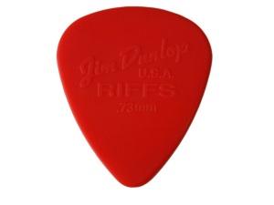 Dunlop Riffs Picks .73mm - Red - Set of 6