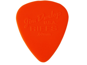 Dunlop Riffs Picks .60mm - Orange - Set of 6