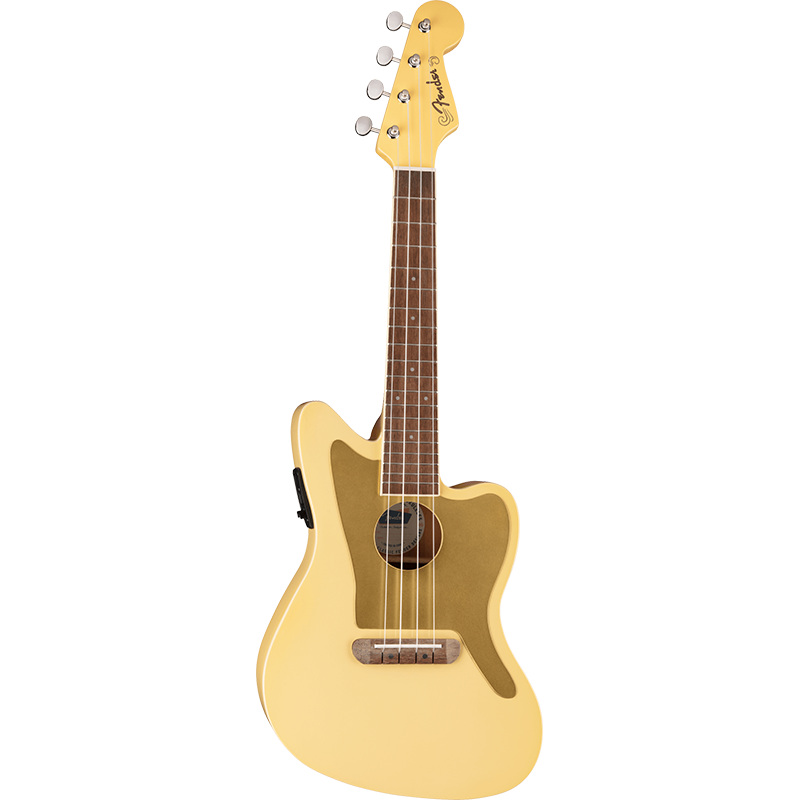 Fender FSR Fullerton Jazzmaster Ukulele - Vintage White